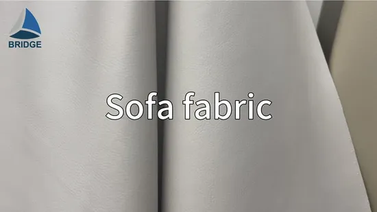 Couro sintético PU macio de 1,0 mm em couro de lichia de cor personalizada para sofás e móveis