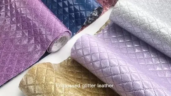 Couro sintético PU impermeável e resistente à abrasão com padrão multicolorido macio para fazer cabedal de sapatos, bolsas, móveis, têxteis para casa e decoração