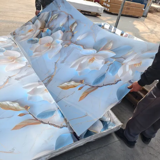 Painel de parede de mármore à prova d'água de 3 mm 4X8 pés
