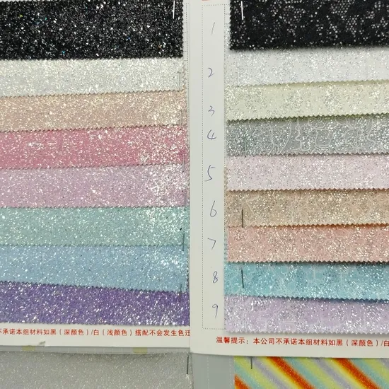 Vinil Brilhante 3D Metálico Lantejoulas Hexágonos Sapatos Bolsas Laços de Cabelo Sofás Roupas para Exterior Grau 3 Couro Grosso Tecido Glitter