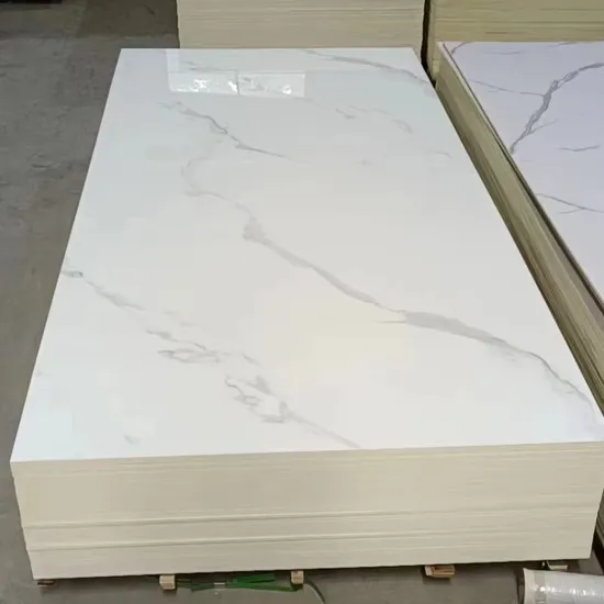 Painel de parede de mármore UV PVC com design moderno feito na China
